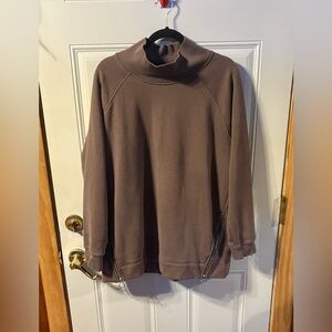 Athleta Brown Thick Sweatshirt Size XLarge Tall